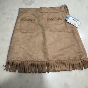 Gymboree Tan Fringe Skirt